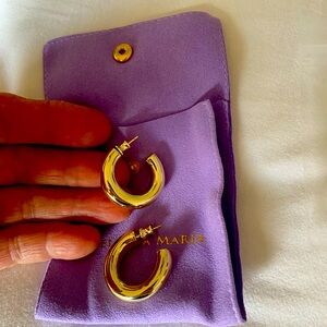 Melinda Maria - NWT- “ She’ s so  Smooth  “
 Tube Hoops-